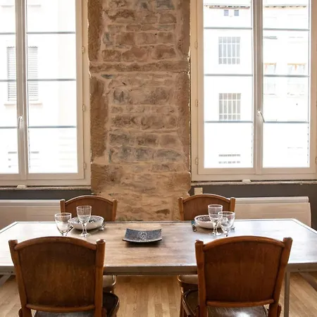 Le Boheme - Superbe Canut - Coeur Croix Rousse Apartmán *